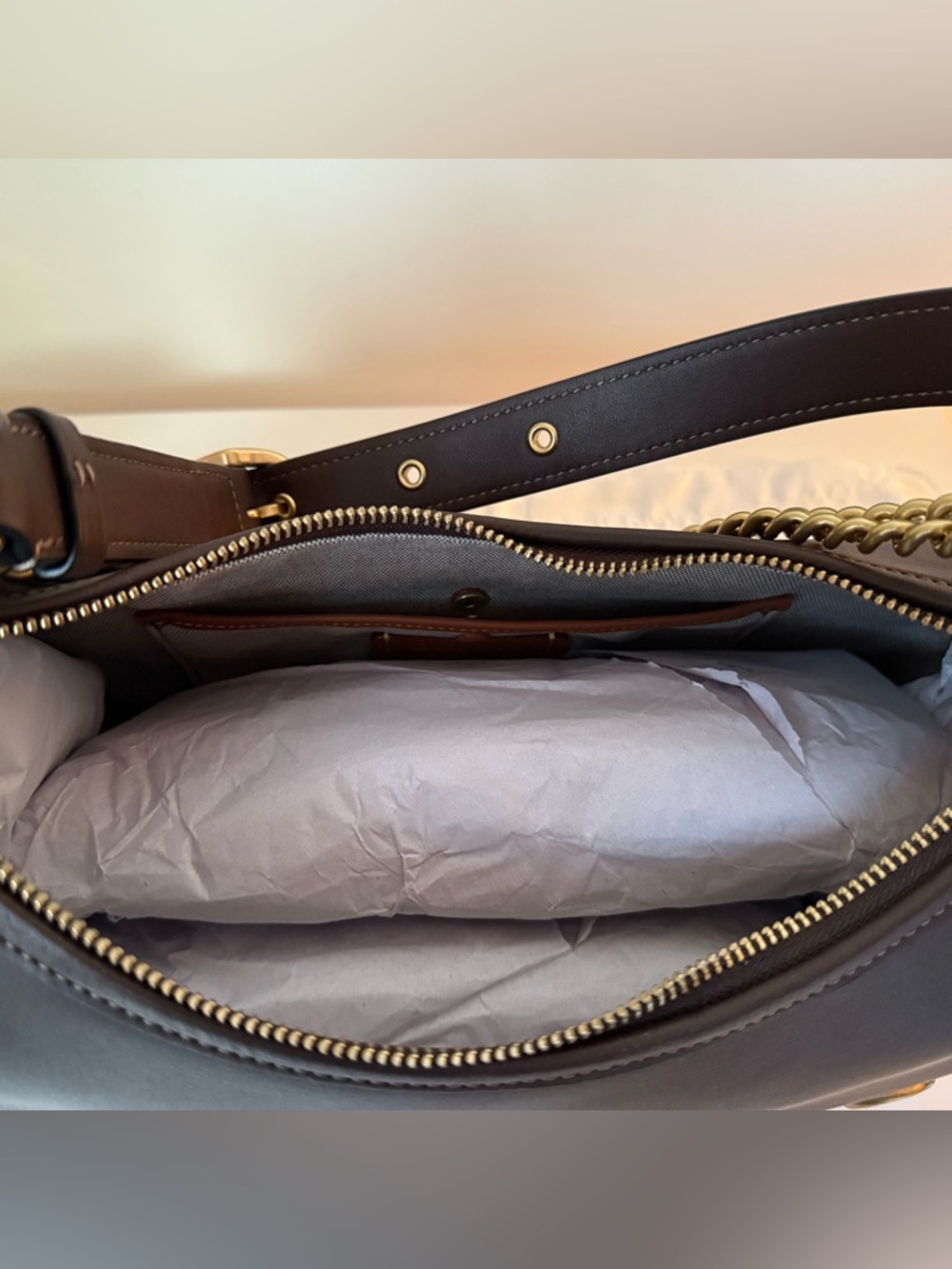 COACH Pocket Juliet 30 Shoulder Bag - Picture 6 of 7